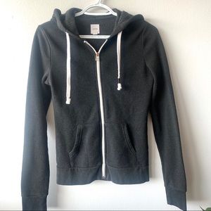 Black XS zip up sweater